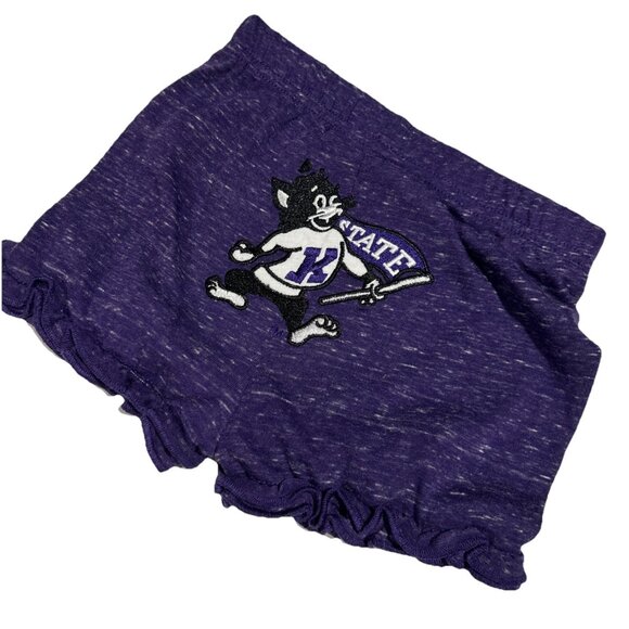 K State Wildcats Infant Girls Set Shirt Shorts Colosseum New - Picture 3 of 7